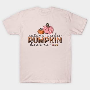 Autumn Wishes, Pumpkin Kisses T-Shirt